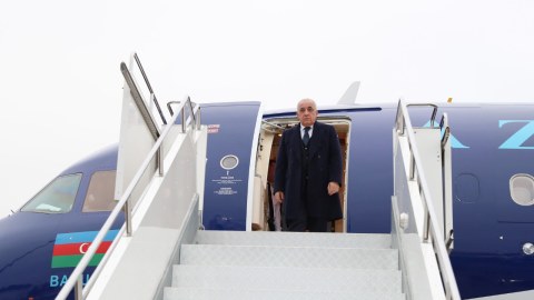 Əli Əsədov Qazaxıstana gedib - FOTO
