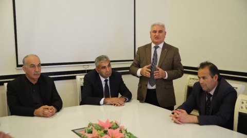 Qazilər və müharibə iştirakçıları ilə görüş olub