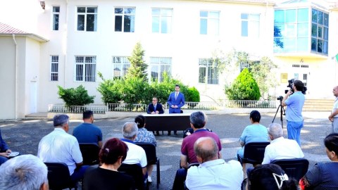 Qaşaltı Qaraqoyunluda səyyar qəbul keçirilib - FOTOLAR