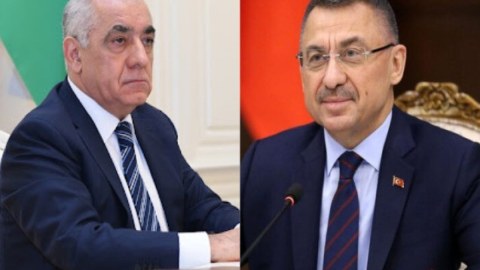 Əli Əsədov Fuat Oktaya təbrik məktub göndərdi