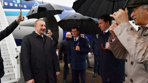 İlham Əliyev Soçiyə GETDİ