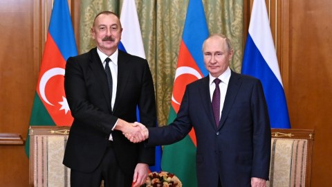 Soçidə İlham Əliyevlə Putinin görüşü olub - YENİLƏNİB 