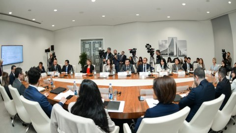 Mətbuat katibləri üçün yeni təlimlərə başlanılıb - FOTOLAR