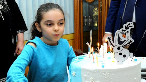 Şəhid qızının ad günü qeyd olunub