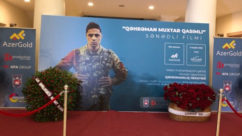 “Qəhrəman Muxtar Qasımlı” filminin təqimatı - VİDEO