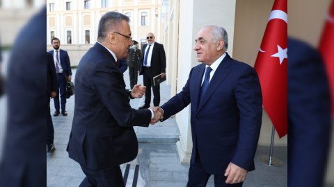 Baş nazir Türkiyənin Vitse-prezidentilə görüşüb