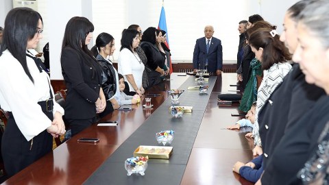 Səttar Möhbalıyev şəhid ailələri ilə görüşüb