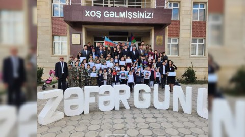 YAP Kəlbəcər təşkilatı Zəfər və Bayraq günlərini qeyd edib