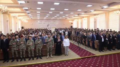 BSU-da Zəfər Gününə həsr olunmuş tədbir keçirilib - FOTOLAR