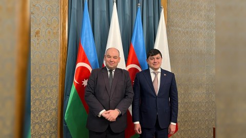 Fuad Muradov polşalı həmkarı ilə görüşüb