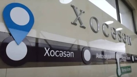 Yeni metro stansiyasından ilk görüntülər