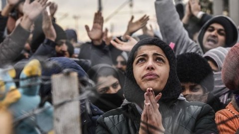 Miqrantlar iğtişaş törətdilər