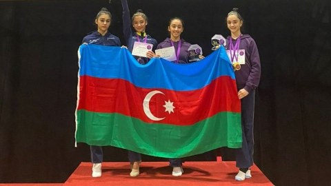 Gimnastlarımız qızıl medalla qayıdırlar