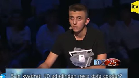 İsmayıllı məktəblisi savadı ilə gündəm oldu - VİDEO