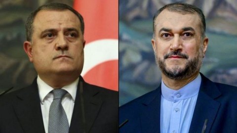 Ceyhun Bayramov iranlı həmkarı ilə nədən DANIŞDI?
