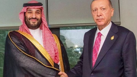 Ərdoğan şahzadə ilə görüşdü