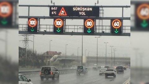 Yol polisindən sürücülərə hava XƏBƏRDARLIĞI