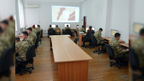 Orduda komanda-qərargah təlimləri keçirilir - FOTO