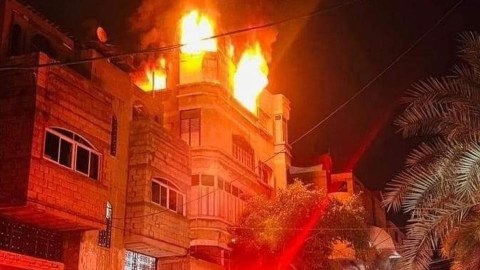 Qəzzada dəhşətli yanğın - 21 nəfər öldü 