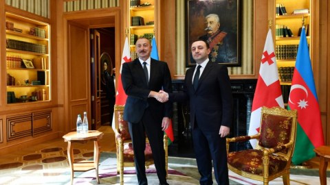 Qaribaşvili İlham Əliyevi TƏBRİK ETDİ