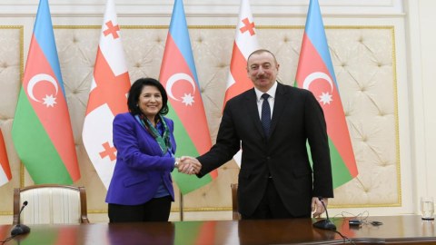Gürcüstan prezidenti İlham Əliyevə məktub YAZDI
