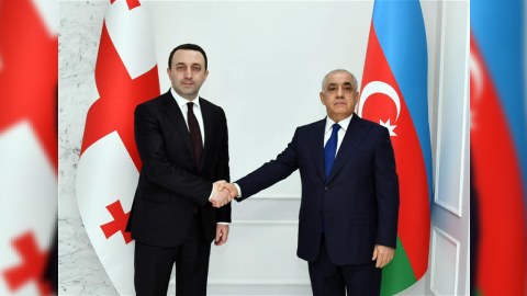Əli Əsədov gürcüstanlı həmkarı ilə DANIŞDI