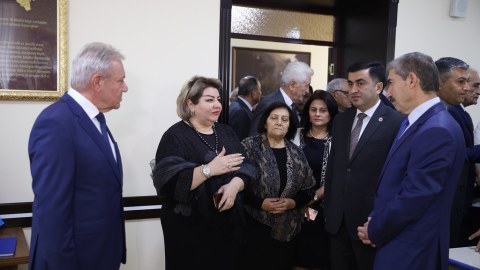 Universitetdə şəhidin adına auditoriya açılıb