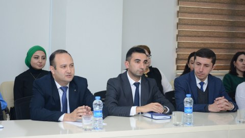 ABŞ nümayəndələri İlahiyyat İnstitutunda olub - FOTOLAR