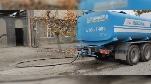 "Azərsu" borca görə kəndin suyunu kəsdi - FOTOLAR