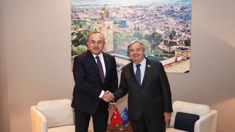 Çavuşoğlu Quterreşlə görüşdü - Ukrayna müzakirəsi