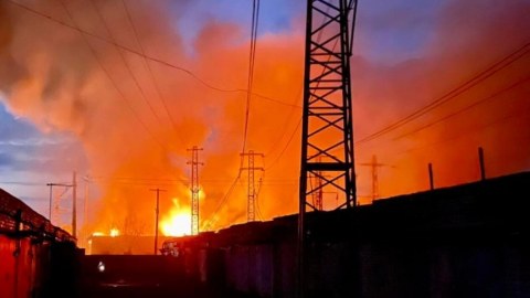 Rusiyanın raket zərbələri Lvovu işıqsız qoydu