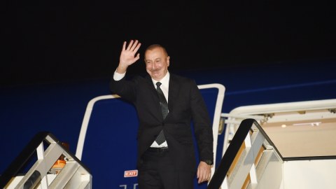 İlham Əliyevin Serbiyaya səfəri başa çatdı