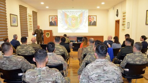NATO nümayəndələri Hərbi Dəniz Qüvvələrində