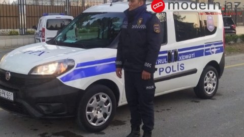 Polis vətəndaşı ölümdən xilas etdi - FOTO