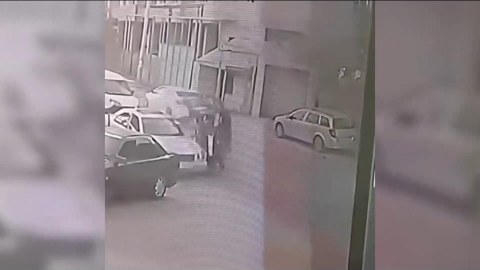 Bakıda kuryoz qəza - VİDEO