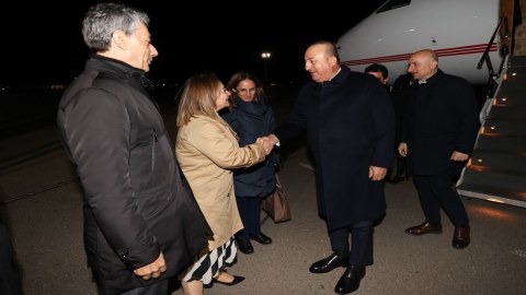 Türkiyəli nazirlər Aktauya getdilər
