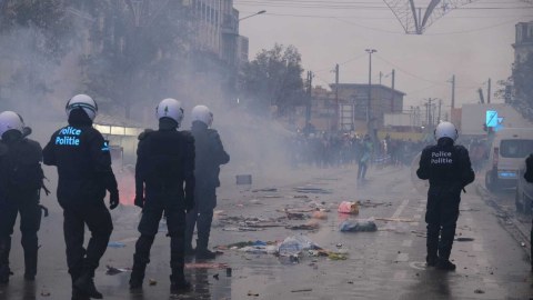Belçika uduzdu, azarkeşlər iğtişaş törətdi - FOTO