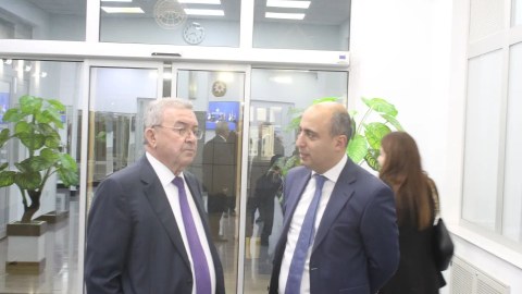 Misir Mərdanovla Emin Əmrullayevin ilk görüşü - FOTOLAR