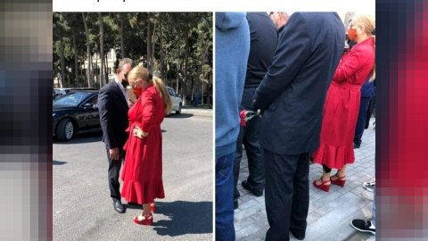 İşdən çıxarılan qadın direktor Anım günündə qırmızı geyinmişdi