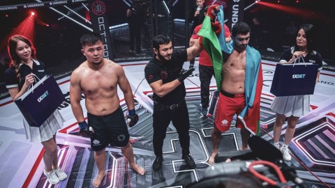 MMA döyüşçümüz növbəti qələbəsini qazandı - FOTO