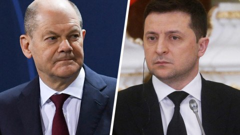 Zelenski Şoltsla taxıl sazişini müzakirə etdi 