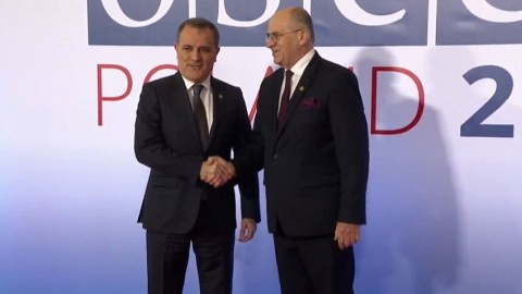 Ceyhun Bayramov ATƏT Nazirlər Şurasının iclasında