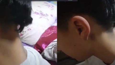 Şamaxıda müəllim şagirdi döyüb, bu hala saldı - VİDEO