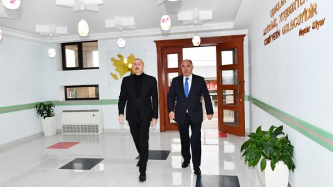Oğuzda körpələr evi-uşaq bağçası istifadəyə verildi