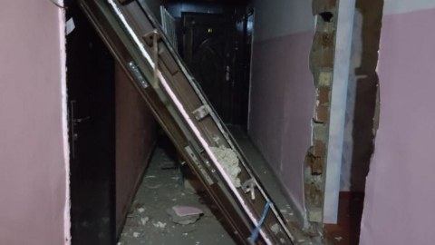 Xırdalanda yaşayış binasında partlayış - VİDEO+FOTO