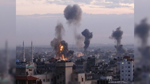 Qəzza zolağı bombalandı