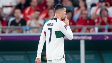 Ronaldo və baş məşqçi arasında qalmaqal