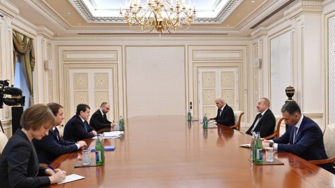 İlham Əliyev Putinin köməkçisini qəbul etdi