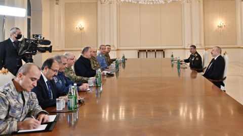 İlham Əliyev Akarı qəbul etdi - Birgə təlimlər müzakirə olundu