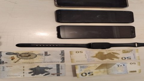 Evlərdən telefon oğurlayan keçmiş məhkum tutuldu - FOTO